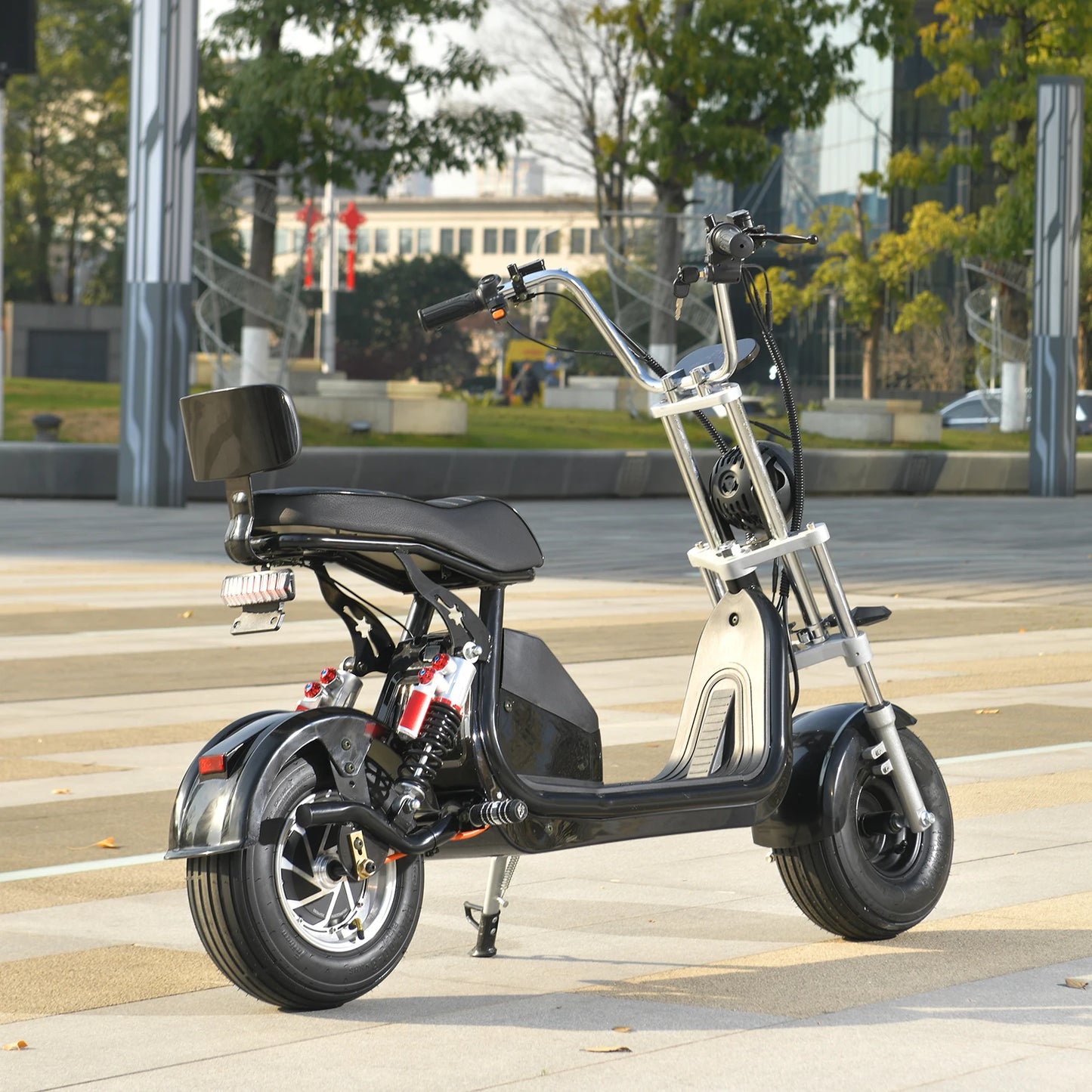 2000W Two Wheel Electric Scooter for Adults with Suspension