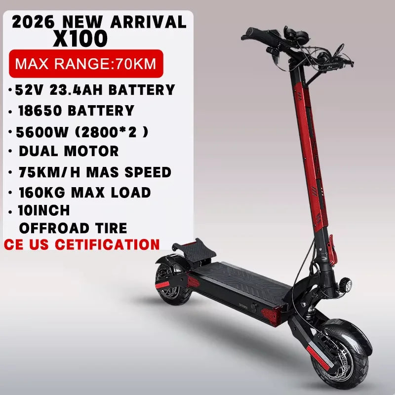 Jueshuai Outdoor Electric Scooter 48V-72V 1000W-6000W Off Road