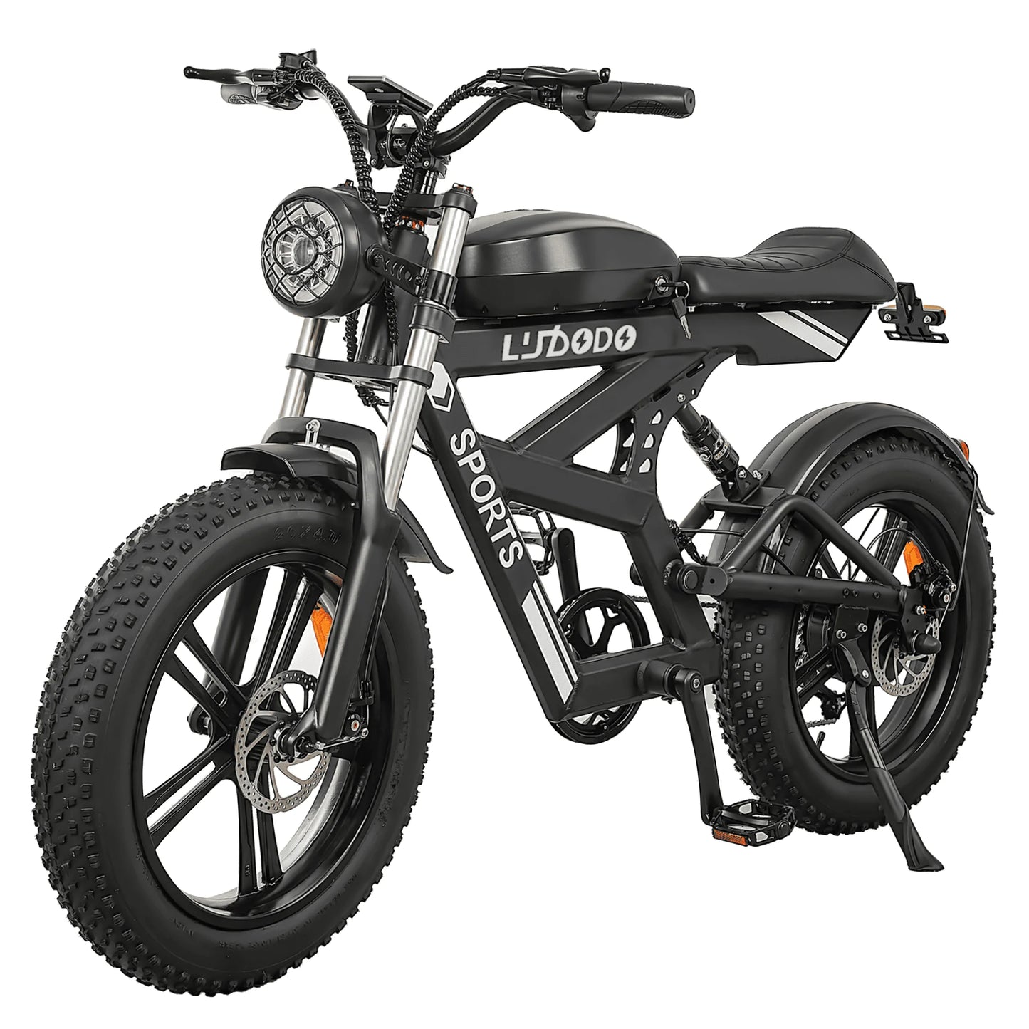 Electric Bike 1500W Peak 35MPH 48V 816Wh Battery Fat Tire